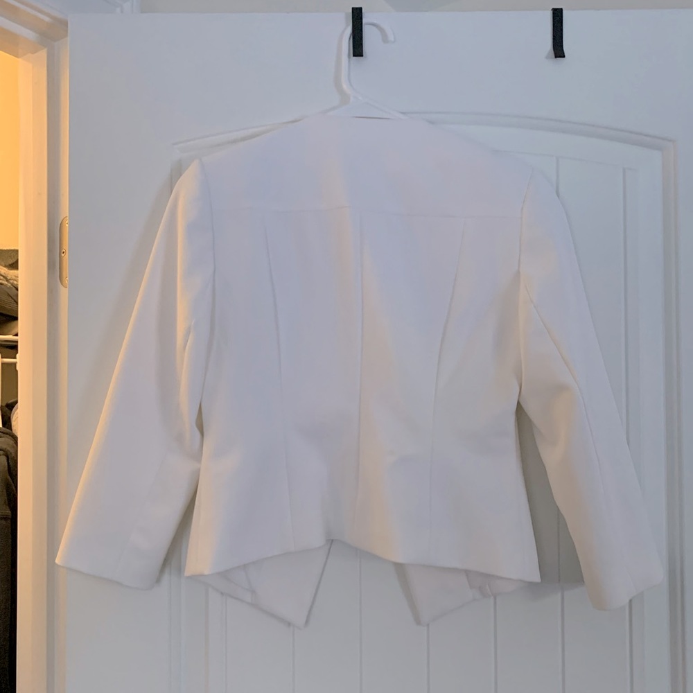Express Blazer half sleeves open style size 0 white